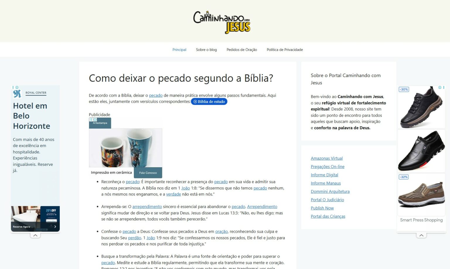 Descubra 15 Maneiras de Deixar o Pecado e Transformar Sua Vida com Caminhando com Jesus